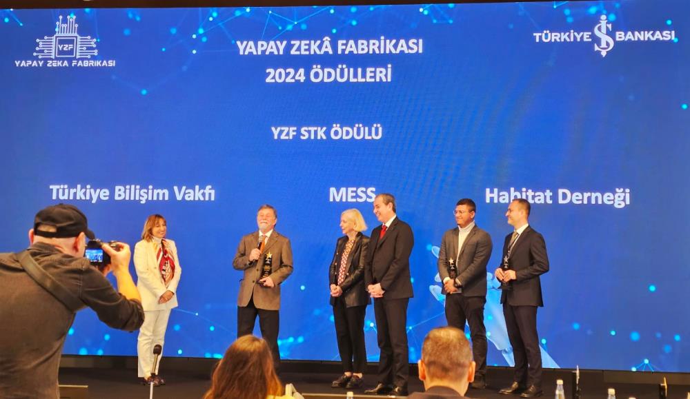 Türkiye Bilişim Vakfı, Yapay Zekâ Girişim Fabrikası  2024 Ödülleri'nde Altın Kategoride "STK Ödülü"nün Sahibi Oldu